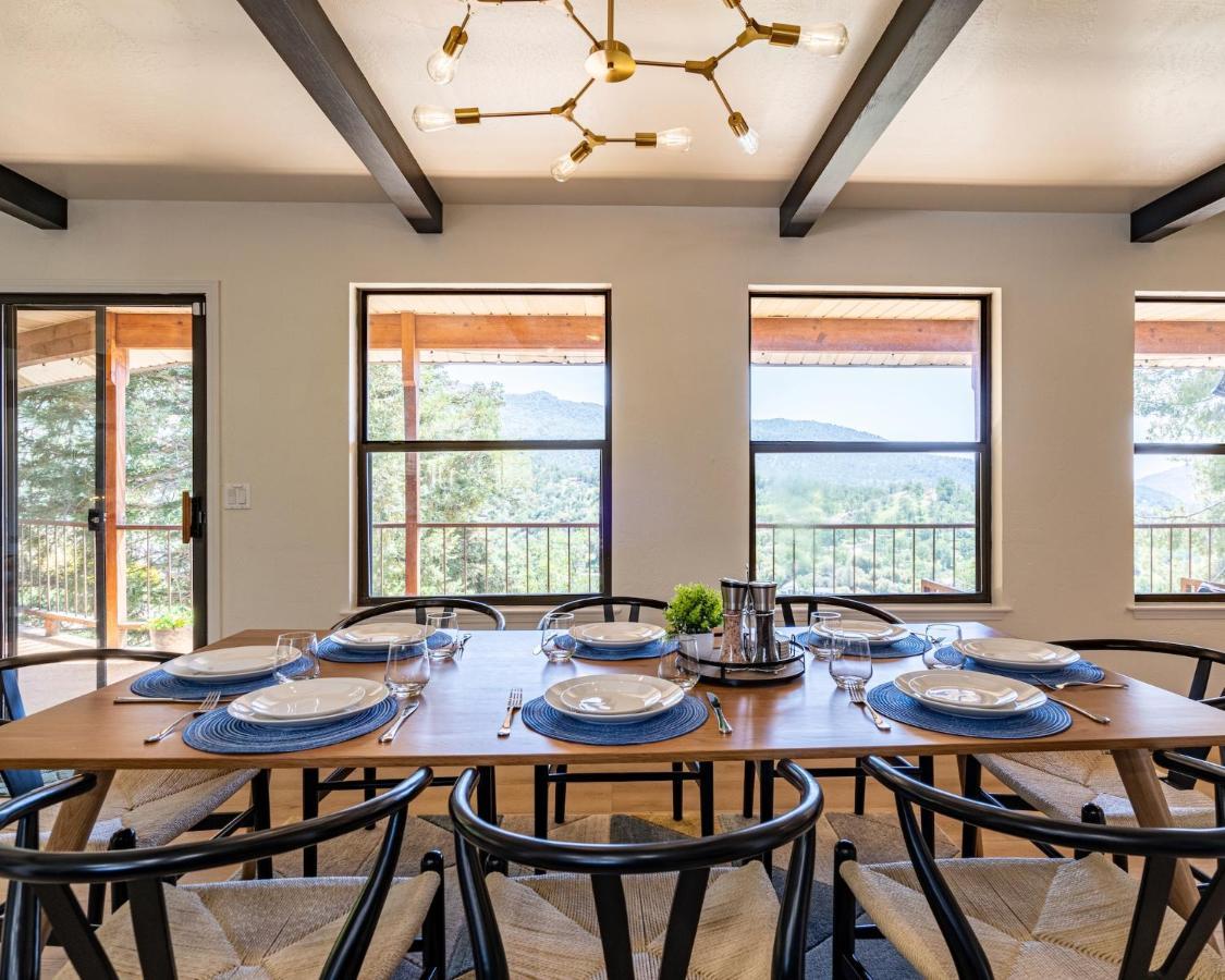 Secluded Mtn Top Family Haven W/Views Spa & Arcade Three Rivers Exterior photo